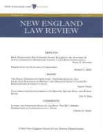 New England Law Review: Volume 49, Number 1 - Fall 2014