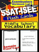 SSAT-ISEE Test Prep Essential Vocabulary Review--Exambusters Flash Cards--Workbook 1 of 3