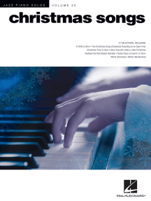 Christmas Songs: Jazz Piano Solos Series Volume 25