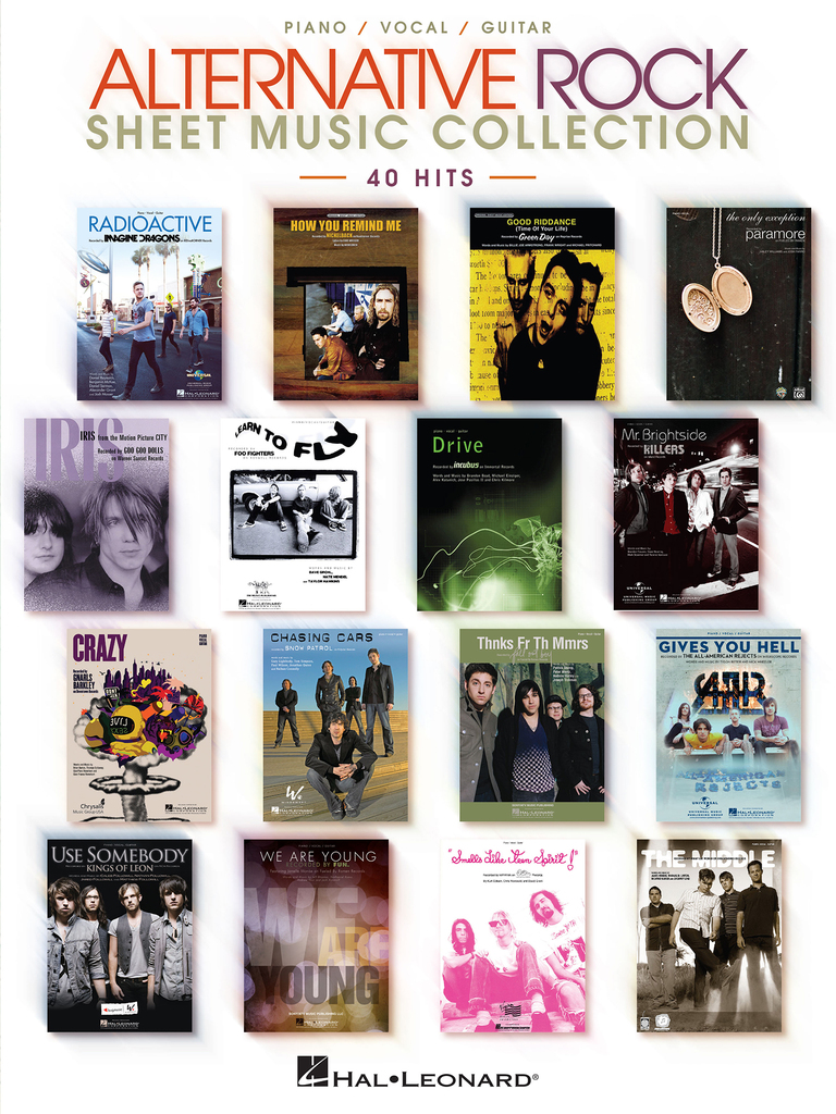 Alternative Rock Sheet Music Collection by Hal Leonard LLC Sheet Music