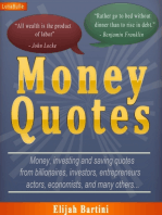 Money Quotes : Money, investing and saving quotes