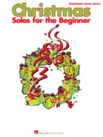 Christmas Solos for the Beginner (Songbook): Beginning Piano Solos