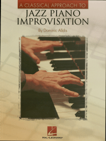 A Classical Approach to Jazz Piano Improvisation