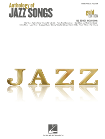 Anthology of Jazz Songs - Gold Edition (Songbook)