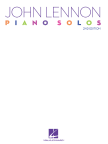 John Lennon Piano Solos - 2nd Edition