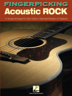 Fingerpicking Acoustic Rock: 14 Songs Arranged for Solo Guitar in Standard Notation & Tab