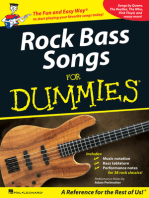 Rock Bass Songs for Dummies (Music Instruction)