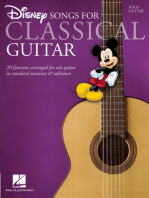 Disney Songs for Classical Guitar: Standard Notation & Tab
