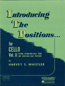 Introducing the Positions for Cello (Music Instruction): Volume 2 - Second, 2-1/2, Third, 3-1/2