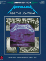 Metallica - Ride the Lightning: For Drums