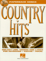 Country Hits - 2nd Edition: Paperback Songs