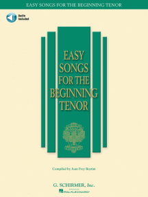 Easy Songs for the Beginning Tenor