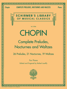 Complete Preludes, Nocturnes & Waltzes: Schirmer Library of Classics Volume 2056