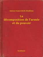 La décomposition de l'armée et du pouvoir