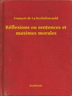 Réflexions ou sentences et maximes morales