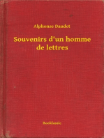 Souvenirs d'un homme de lettres