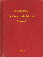 Le Comte de Moret - Tome I