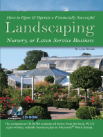 How to Open & Operate a Financially Successful Landscaping, Nursery, or Lawn Service Business