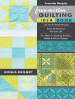 Free-Motion Quilting Idea Book: 155 Mix & Match Designs - Bring 30 Fabulous Blocks to Life - Plus Plans for Sashing, Borders, Motifs & Allover Designs
