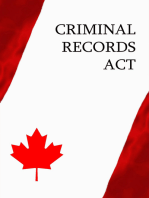 Criminal Records Act