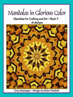 Mandalas in Glorious Color Book 9