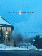 Society Sonnet Speak