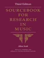 Sourcebook for Research in Music, Third Edition