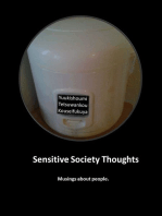 Sensitive Society Thoughts