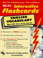 English Vocabulary - Set #2 Interactive Flashcards Book