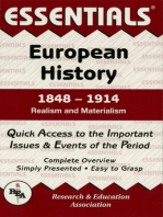 European History: 1848 to 1914 Essentials