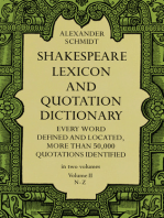 Shakespeare Lexicon and Quotation Dictionary, Vol. 2