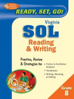 Virginia SOL, Reading & Writing, Grade 8