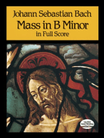 Mass in B Minor in Full Score