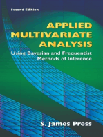 Applied Multivariate Analysis: Using Bayesian and Frequentist Methods of Inference, Second Edition