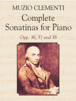 Complete Sonatinas for Piano: Opp. 36, 37 and 38