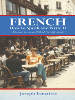 French: How to Speak and Write It