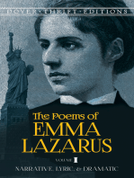 The Poems of Emma Lazarus, Volume I: Narrative, Lyric, and Dramatic