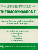 Thermodynamics I Essentials