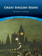 Great English Essays: From Bacon to Chesterton