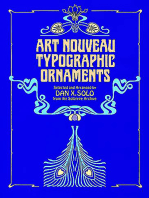 Art Nouveau Typographic Ornaments