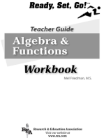 Algebra & Functions Workbook: Teacher Guide