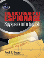 The Dictionary of Espionage: Spyspeak into English