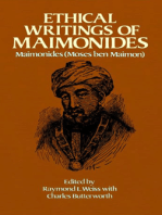 Ethical Writings of Maimonides