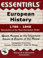 European History: 1789 to 1848 Essentials
