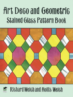 Art Deco and Geometric Stained Glass Pattern Book