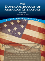 The Dover Anthology of American Literature, Volume II: From 1865 to 1922