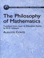 The Philosophy of Mathematics: Translated from Cours de Philosophie Positive by W. M. Gillespie