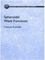 Spheroidal Wave Functions