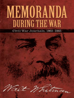 Memoranda During the War: Civil War Journals, 1863-1865