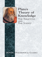 Plato's Theory of Knowledge: The Theaetetus and the Sophist